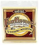Ernie Ball, Earthwood Medium 12-String 80/20 Bronze, Corde per chitarra acustica a 12 corde, diametro 11-28