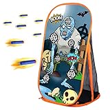 Quanquer Tiro al Bersaglio Gioco per Bambini Ragazzi Giocattolo per Pistole Nerf - Zombie Tiro al Bersaglio con Rete per Interni Ed Esterni Regali per Ragazze (Zombie in Maglietta)