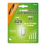 Litexpress LXB525 2 modalità, modalità di luce regolabile, modulo di aggiornamento LED 525 o 55 lumen per torce Maglite 3-6 C/D Cell