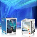 Proiettore Aurora Light, luce notturna a LED Aurora con 7 effetti di luce e pittura luminosa, lampada a LED a cielo stellato, adatto per la cameretta dei bambini, feste, regali di vacanza