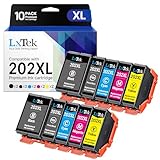 LxTek 202XL Compatibile Multipack per Cartucce Epson 202 XL per Cartucce Epson XP 6100 per Epson Expression Premium XP-6100 XP-6000 XP-6105 XP-6005 XP-6001 (10-Pack)