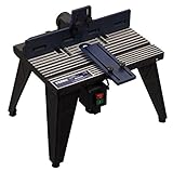 FERM Banco per Fresatrice. Adatto a fresatrici con piastra base fino a 162mm. Dimensioni banco 455 x 330mm. Altezza banco 300mm