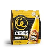 Ceres Strong Ale - 3 Bottiglie da 33 cl, Birra Bionda Doppio Malto con Riflessi Dorati, Gradazione Alcolica 7,7°C, Gusto Ricco ed Intenso con Sentori di Malto