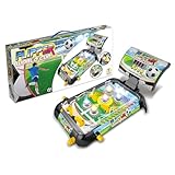 Teorema Giocattoli Flipper World Cup, Flipper Elettronico da Tavolo per Bambini con Segnapunti Digitale, Luci e Suoni da Sala Giochi, Gioco di Abilità Portatile