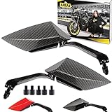 Set di specchietti retrovisori compatibili con Hond-a CBF 500, CBF 600, CBF F Hornet 600, CBF N600 (V30)