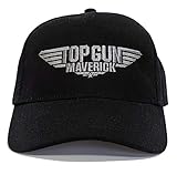 Top Gun Maverick - Berretto da baseball ricamato, Nero , Taglia unica