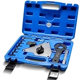 CCLIFE Kit distribuzione, Compatibile con Alfa Romeo Lancia Delta Fiat Motori 1.4T di con attrezzo di fasatura per Alberi a camme e Strumento di Regolazione Motore, AT0994
