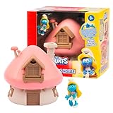 Giochi Preziosi I Puffi - Puffetta E La Sua Casetta Dal Tetto Rosa Ricca Di Accessori E Adesivi , Per Bambini A Partire Dai 3 Anni