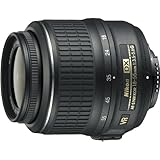 Nikon Obiettivo Nikkor AF-S 18-55 mm f/3.5-5.6G DX VR, Nero [Versione EU]