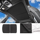 CWMMKL Parasole per tetto auto per Smart #3 Smart 3 2023 2024 2025, parasole per tetto apribile in vetro per finestrini, parasole in vetro UV, tende per lucernari, rete nera