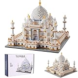 FULHOLPE Taj Mahal Modello Giochi di Costruzione, 3950 Pezzi Set di Costruzione Landmark Architettura, Nano Micro Blocchi di Costruzione Non Compatibile con Grandi Marche