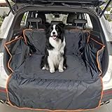 Bavooty Telo Bagagliaio Auto per Cani, Tessuto Oxford, Nero, Compatibile con Automobile, SUV, Furgone, Roulotte, Copertura per Bagagliaio per Cani