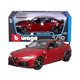 Burago, Alfa Romeo Giulia GTA 2020 Red - 1:18
