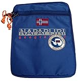 Napapijri Porta Tablet Uomo Donna Borsa Donna Uomo North Cape Slg Holder N3Z08 BLU, Blu
