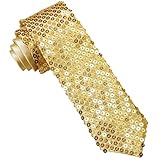 W WIDMANN MILANO Party Fashion - Cravatta, con paillettes, per adulti, accessorio, costume, carnevale, festa a tema
