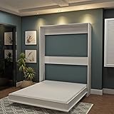 Toscohome Letto matrimoniale a scomparsa colore bianco 164x221H cm - Primer