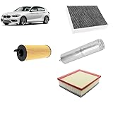 Kit tagliando 4 filtri per BMW Serie 1 F21 114d 116d 2011-2019