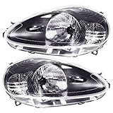 Set di fari Grande Punto tipo 199 09 2005-10 2008 nero H4