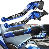 GSX-R 600 750 Moto Leve Freno e Frizione Set per SUZUKI GSX-R 600 GSXR 750 2006-2010 GSX-R 1000 2005-2006 (Blu/Nero)