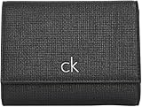 Calvin Klein Donna Portafoglio Daily Medium Trifold Piccolo, Nero (Ck Black), Taglia Unica