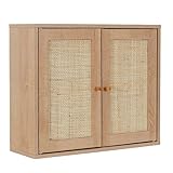 HOME DECO FACTORY, Armadio da bagno Bali, Collezione Natural Crush, Mobili da bagno, 60 x 50 x 20 cm, Marrone