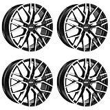 4x Cerchi Carmani 20 Ludwig 8,0x18 ET30 5x112 black polish compatibile con VW Arteon Beetle Golf VII Passat Phaeton Scirocco Sharan Tiguan T