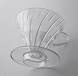 VIA CREMA Pour Over, Modell V60 made of Plastica- V60 - Gocciolatore in plastica trasparente 02