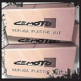 Kit plastiche 7 PCS con tabella anteriore COLORI ORIGINALI cross enduro cemoto per HONDA CRF 450 2008