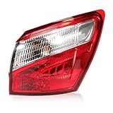 ZEALfix Gruppo fanale posteriore compatibile con Nissan Qashqai 2010-2014, Fanale posteriore esterno destro per Qashqai 5 e 7 posti 26555BR00A ULT115003
