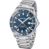 Eberhard & Co Men's Scafograf GMT 43mm Steel Bracelet Automatic Watch 41038.04