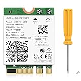 WAVLINK WiFi 6E AX210 Wireless Scheda Modulo, Adattatore di Rete Intel Tri-Band 5400Mbps 2.4GHz/5GHz/6GHz per Laptop, con Bluetooth 5.3,Latenza Ultrabassa, Supporto Windows 10/11 (64bit) M.2/NGFF