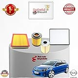 KIT TAGLIANDO 4 FILTRI ASTRA H GTC SW 1.7 CDTI 92KW 125CV DAL 2007 ->