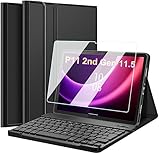 Wineecy Tastiera Custodia per Lenovo Tab P11 2nd Gen 11,5" TB350FU/TB350XU 2022 [Layout Italiano], 9H Pellicola Protettiva, Slim Cover con Magnetica Wireless Bluetooth Tastiera (P11 2nd Gen 11.5)