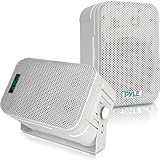 Pyle Casse Audio Impermeabili Interne/Esterne, Coppia da 13 Centimetri, Altoparlanti da Parete/Soffitto, Copertura Resistente, Speaker 200 Watt RMS, Bianco