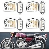 4 Set Carburatore Kit di Riparazione Carb Rebuild Per Honda CB350F Deluxe 1972-1974