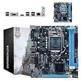 Sxhlseller Scheda Madre Micro ATX con Slot CPU LGA 1155, Scheda Madre da Gioco con Doppio Canale DDR3 M.2 NVMe NGFF HD Uscita VGA per Socket LGA1155 I3 I5 I7