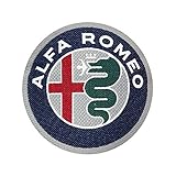 Alfa Romeo Toppe Patch Adesive Ufficiali, Logo 75 mm