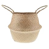 Cozywind Cesta In Vimini Cesto Per Piante Cesto Di Fiori Intrecciati Con Alghe Per La Decorazione Domestica E La Conservazione(45cm x 35cm)