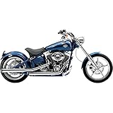 Terminali Marmitte 3" Slash Cut Cromate COBRA Harley Davidson FXCW 07-11