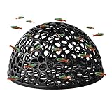 Betta Pesce Acces | Acquario Galleggiante Hide - Safe Aquarium Cave Cave Ornament Decoration | Di Gamberetti A Casa Cavo, Per Betta Acqua D'acqua Bregata A Riposo Tunnel Floating Tunnel D