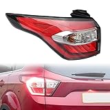 SUROK Fanale Posteriore per Ford Kuga 2017 2018 2019, Fanali Luci Posteriori Lampada Freno Destra Sinistra Parti di Ricambio,Left-Outside 1PCS