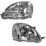 ATEC Germany 2x fari principali anteriori sinistra + destra fari elettrici H4, compatibile con TOYOTA YARIS (_P1_)