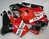 fashion carenatura per CBR600RR F5 2003 2004 Cbr 600RR 600 Cbr RR600 Body kit Carene moto 03 04 rosso bianco sport (a iniezione)