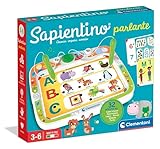 Clementoni Sapientino - Parlante, Gioco Educativo con Penne Parlanti Bambini 3-6 Anni, con 16 Schede e più di 32 attività su Temi della Scuola dell'Infanzia, Made in Italy, Lingua Italiana, 16472
