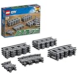 LEGO City Binari, Set con 20 Pezzi Accessori di Rotaie per Ampliare la Ferrovia del Treno Giocattolo, Giochi Creativi per Bambini e Bambine da 5 Anni in su, Idea Regalo di Compleanno 60205