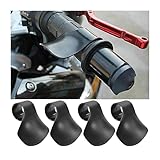 JNNJ 4Pcs Cruise Control Acceleratore Riposa Polso, Assist Crampo Polso Resto per Acceleratore Moto, Assistente Crociera Impugnatura di controllo Manubrio, Assist Wrist Cruise Blocco Acceleratore