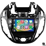 Autoradio stereo touchscreen per Ford Transit Connect 2012-2017 Wireless Carplay Android Auto, autoradio touchscreen HD da 7'' Android 15 con telecamera di retromarcia Bluetooth AM/FM/RDS Wi-Fi GPS