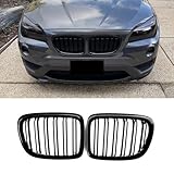 Gangying Griglia per radiatore E84 per BMW X1 E84 sDrive 16d 16i 18i 18d 20d 20i 28i xDrive 35i 25d 23d 28i 25i Doppia griglia sportiva 2009-2014