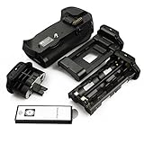 DSTE Multi-Energia Verticale Batteria Presa per Nikon D700 D300 D300S D900 DSLR Fotocamera come MB-D10