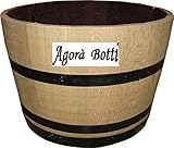Agorà Botti Mezza Botte, tino, fioriera, portapiante